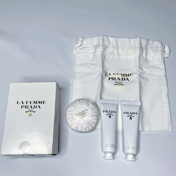 Prada Other - New Prada La Femme Travel 4 Peice Set